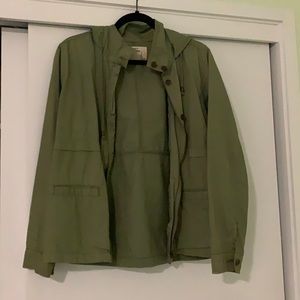 Green army jacket
